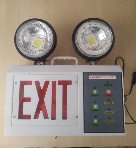 Black Emergency Exit Light