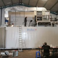 Coconut Charcoal Briquettes Making Machine - Stainless Steel, 2500x1400x1500 Mm | 36 Kw Heat Pump Dryer, Safe Indoor Use, Eco-friendly Production