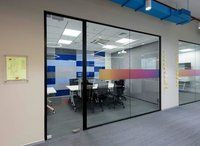 NEW ALUMINIUM SLIM OFFICE PARTITION