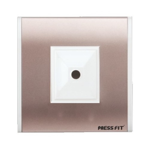 Pressfit Royal Modular Ceiling Rose Plate - Plastic Material, Square Shape , Safe & Secure Electrical Connection for Fans and Lights