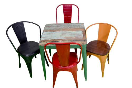 Iron Table With Chair - Application: Home