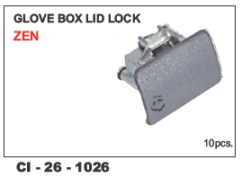 Glove Box Lid Lock Zen - Durable Plastic | 4 Wheeler, Warranty Included