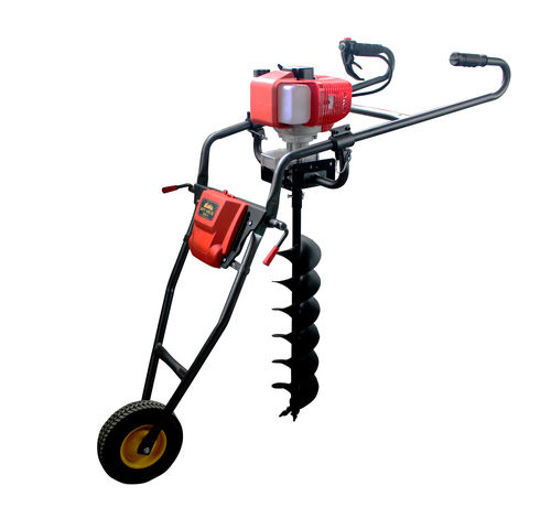 1E48F Gasoline Hand push Ground Drill 68cc Petrol