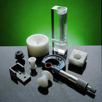 Plastic Machined Components - Soft Plastic, Round Shape | Grey Color, Precision Engineered Design