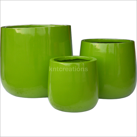 Glossy Green Planter Suitable For: Infants