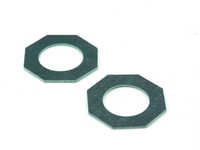 Slipper Pads - Rigid Pvc Wood Free Paper, Green Color | Durable And Versatile Pad For Various Indoor Surfaces