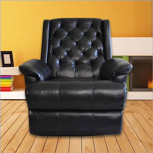 Button Leather Living Room Recliner