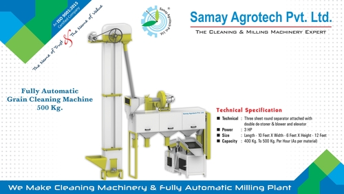 500kg Full Automatic Grain Cleaning Machine