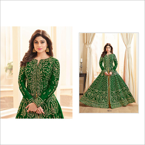 Green Anarkali Salwar Suit