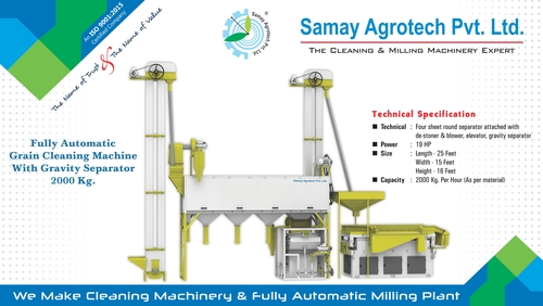 Full Automatic Grain Cleaning Machine Gravity Seperator 2000Kg Full Automatic Grain Cleaning Machine Gravity Seperator 2000Kg