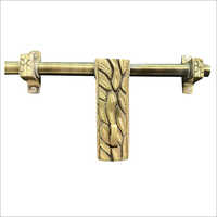 Brass Door Aldrop - Golden Finish, Solid Brass Material | Ideal For Doors, Durable Design For Enhanced Security And Aesthetic Appeal