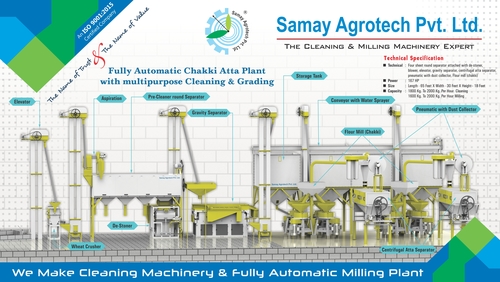 Fully Automatic Chakki Atta Plant with Multipurpose Cleaning and Grading