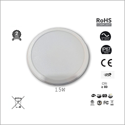 15W Round Ceiling Lights Application: Industrial And Commercial