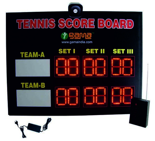 Black Tennis Scoreboard Set Of 3