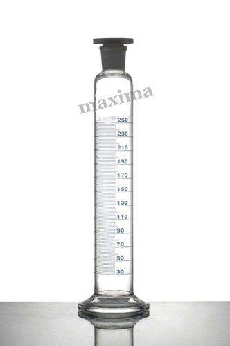 MEASURING CYLINDER, (ROUND BASE) WITH PP STOPPER