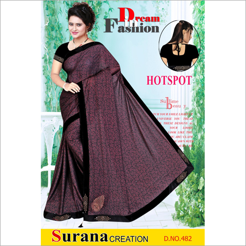 Available In Multicolor Bandhani Saree