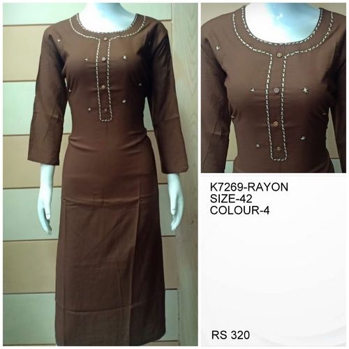 Rayon Kurtis