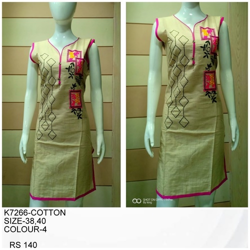 Designer Cotton Kurtis