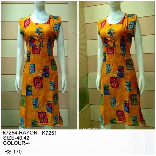 Rayon Kurtis