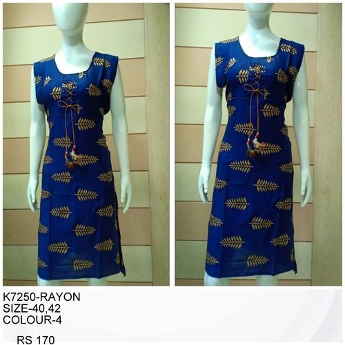 Rayon Kurtis