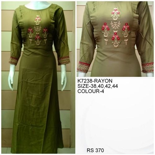 Rayon Kurtis