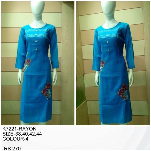 Rayon Kurtis