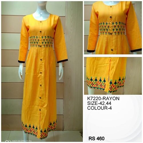 Rayon Kurtis