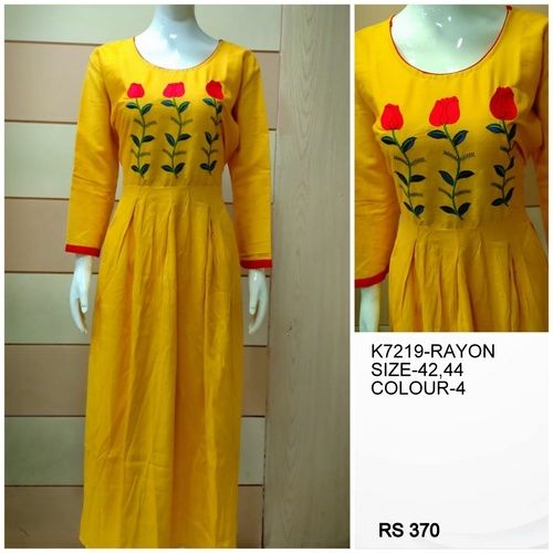 Rayon Kurtis