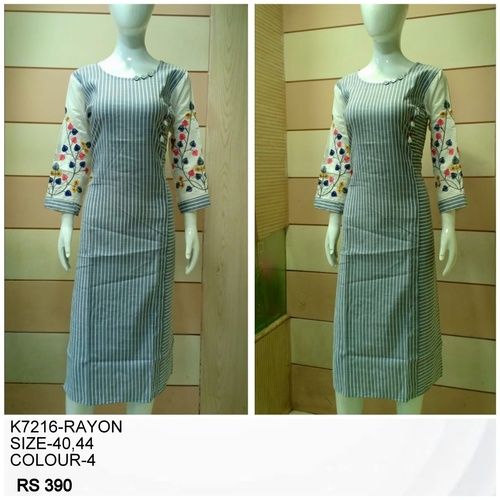 Rayon Kurtis