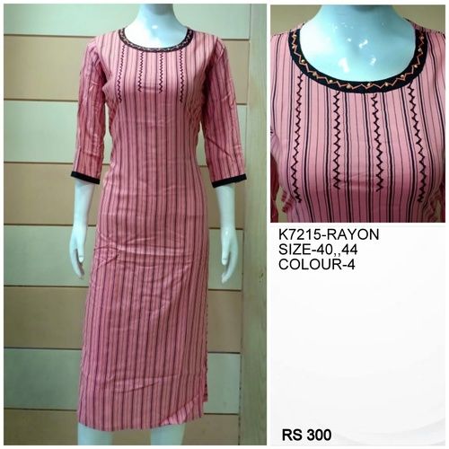 Rayon Kurtis