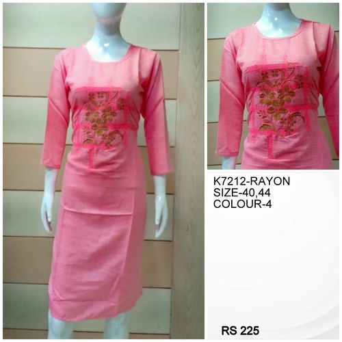 Rayon Kurtis