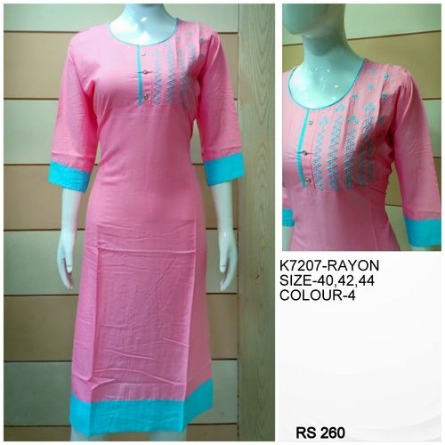 Rayon Kurtis