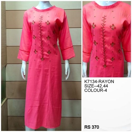 Rayon Kurtis