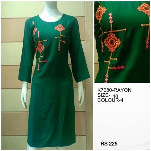 Rayon Kurtis