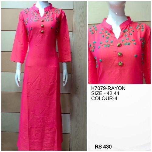 Rayon Kurtis