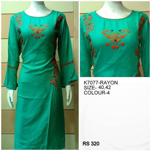 Rayon Kurtis