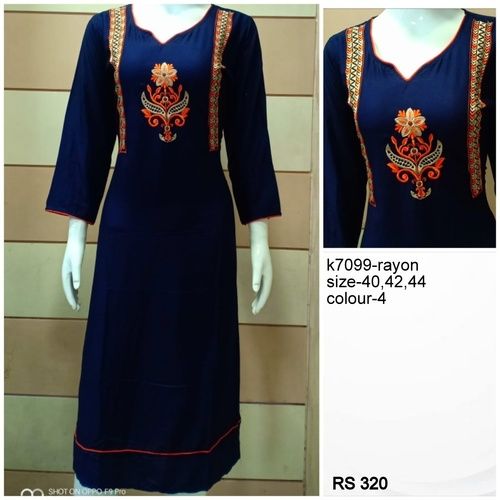 Rayon Kurtis