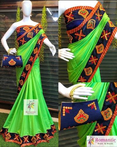 Gotapatti silk saree