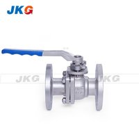 Handle Operated Full Port Flanged Ball Valve Double Flange Ends GB Standard