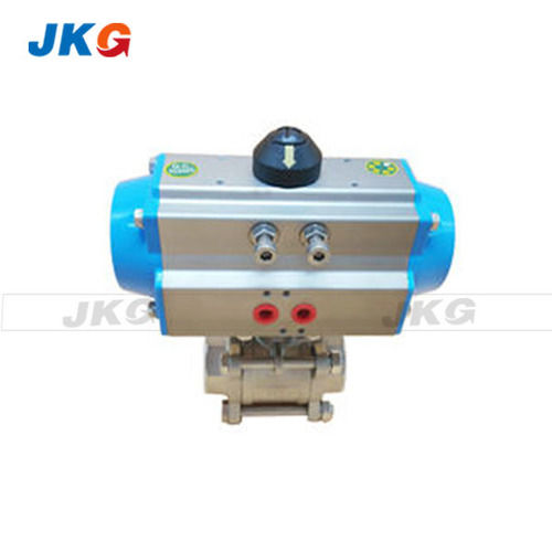 OEM Stainless Steel Spring Return Pneumatic Ball Valve Full Port Valve