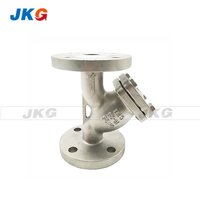 WCB Carbon Steel Y Strainer Valve 80 Mesh With Flange Connection