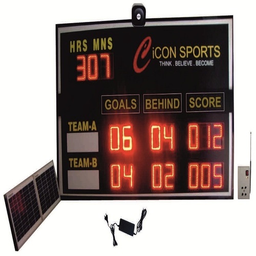 Solar Cricket Aussie Rules LED Scoreboard
