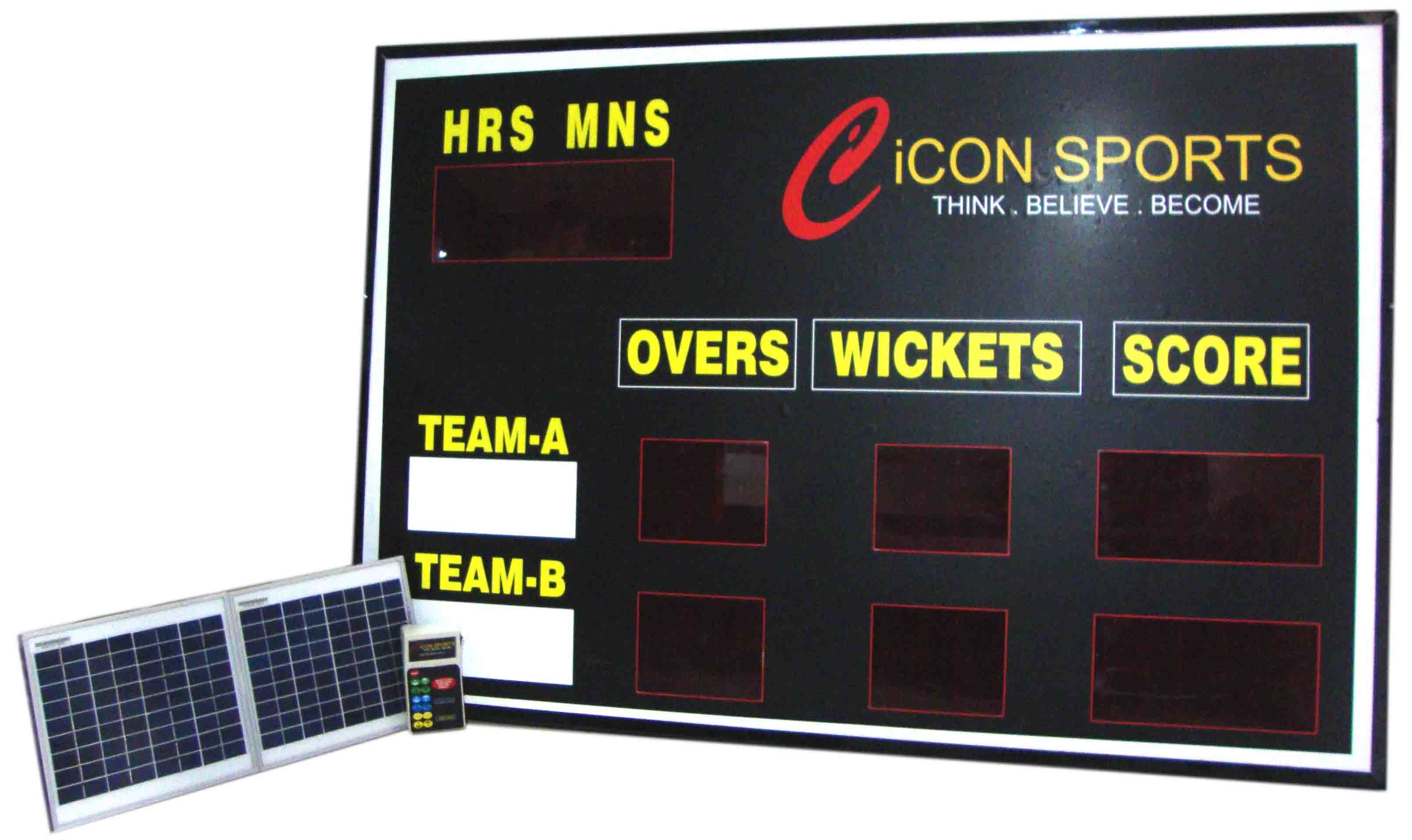 Solar Cricket Aussie Rules LED Scoreboard