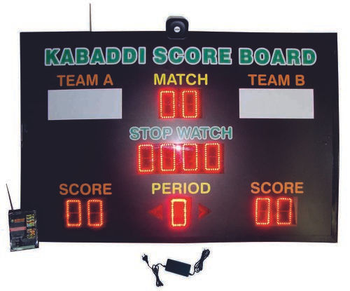 Black Kabaddi Scoreboard