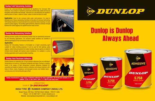 Dunlop Solution Conveyor Belt Adhesive Products