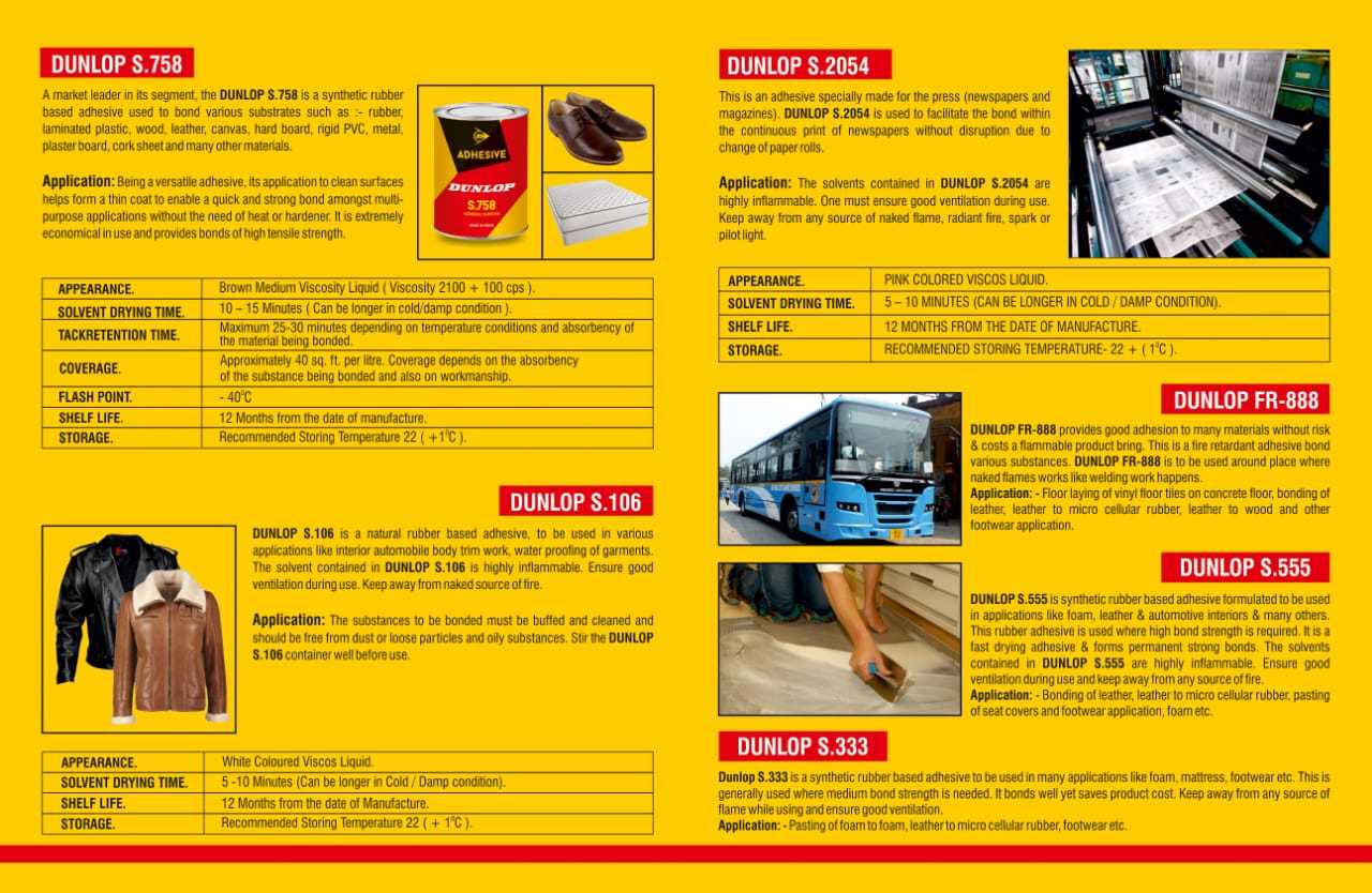 Dunlop Solution Conveyor Belt Adhesive Products