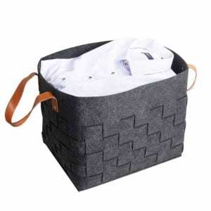 Woven Laundry Hamper Storage Basket Bag