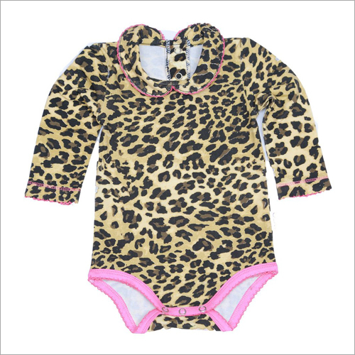 Tiger Print Baby Romper Age Group: Upto 2 Years