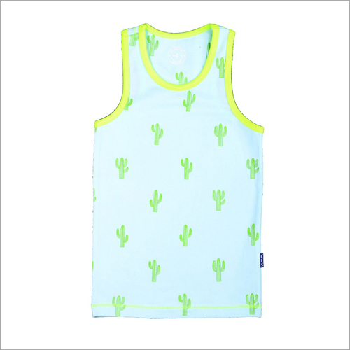 Boys Printed Vest - 100% Cotton Fabric, Different Colors Available | Washable, Fun Patterns for Personal Use