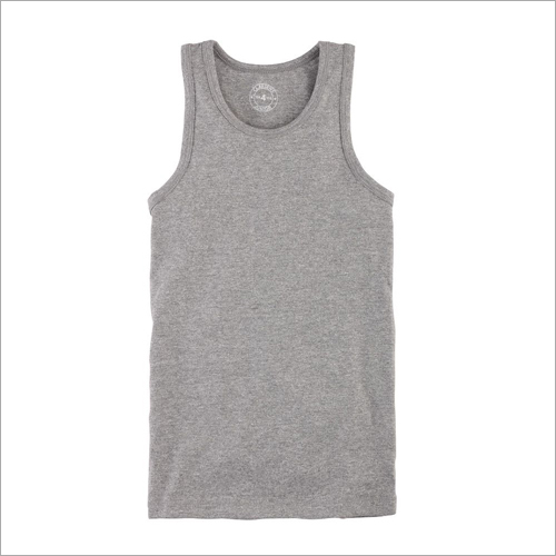 Boys Plain Vest - Cotton Fabric, Various Sizes, Different Colors Available | Highly Stretchable, Quick-Drying, Ideal for Personal Use